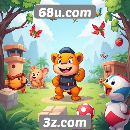 Análise da variedade de jogos disponíveis em 68u.com